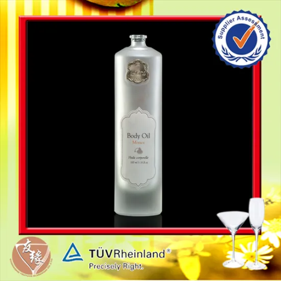 100ML Round Frost Glass Spray Modern Perfume Bottle