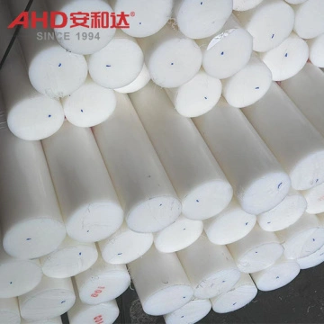 HDPE Natural Plastic Rod – 4" Diameter X 12" Length, High Density Polyethylene Bar