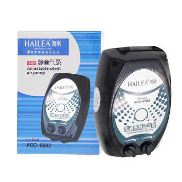 Hailea Fish Tank Oxygen Pumps: 2W, 2.5W, 3W, 4W Air Compressors with 1/2 Outlets - Aquarium Accessories