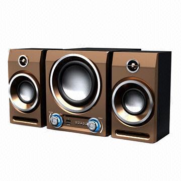 2.1CH Computer Speaker, Supports USB/SD Card Reader