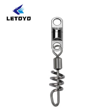 LETOYO Heavy Fishing Swivels with Screwed Snap Custom Swivel