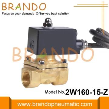 1/2'' Explosion-Proof Water Brass Solenoid Valve 24VDC 220VAC