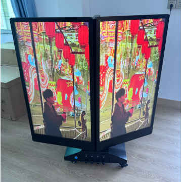 שילוט LCD דו צדדי חיצוני לפרסום נייד