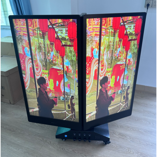 Taşınabilir reklam Açık Çift Taraflı LCD Tabela