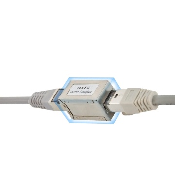 RJ45 Cat6 STP FTP 8P8C Female Jack Inline Coupler