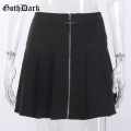 Goth Dark Gothic Vintage Punk Women Skirts Bodycon Pleated Harajuku Aesthetic Spring 2020 Skirt Emo Egirl Y2K Punk Grunge Chic