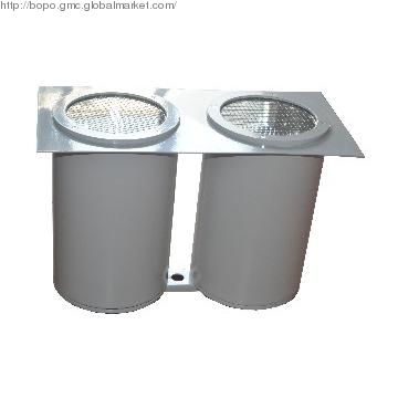 Double surface mounted downlight which it is for ceiling lights