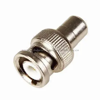 BNC male clamp connector, RoHS Directive-compliant