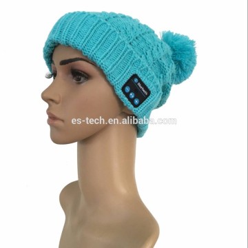 Bluetooth beanie bluetooth beanie hat with pom pom