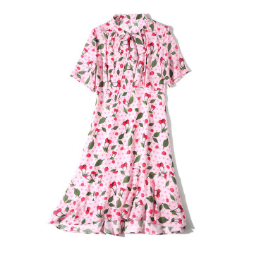 New Spring And Summer Design Floral Dress