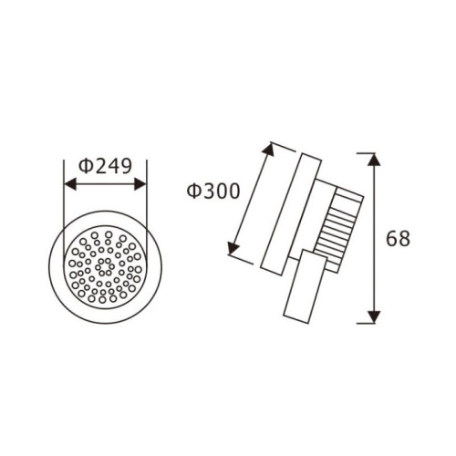 LEDER High power 54W LED Underwater Light