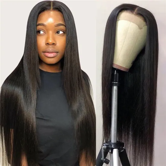 Uniky Loose deep Wave Long Lace Human Hair Wigs Sunlight Human Hair Wig Peruvian Remy Lace front deep wave Wigs For Black Women