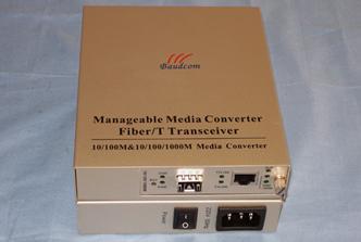 Standalone Managed 1000M Media Converter with SFP slot