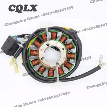 High Quality 12 Poles 12V Magneto Stator Coil for CG175-300 Motorcycle Engine Parts