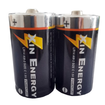 Long Life C Size Alkaline Batteries for Home Appliances