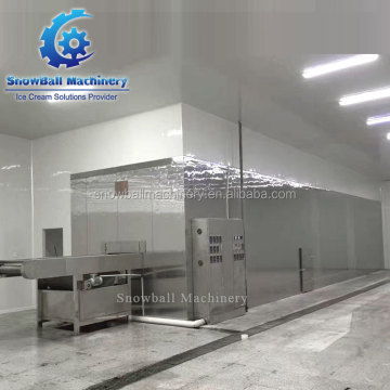 IQF Tunnel Quick Freeze Machine for Ice Cream