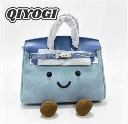 New Jllycat Cute Style Fluffy Bag, Platinum Doll Crossbody Bag, Little Elf Handbag