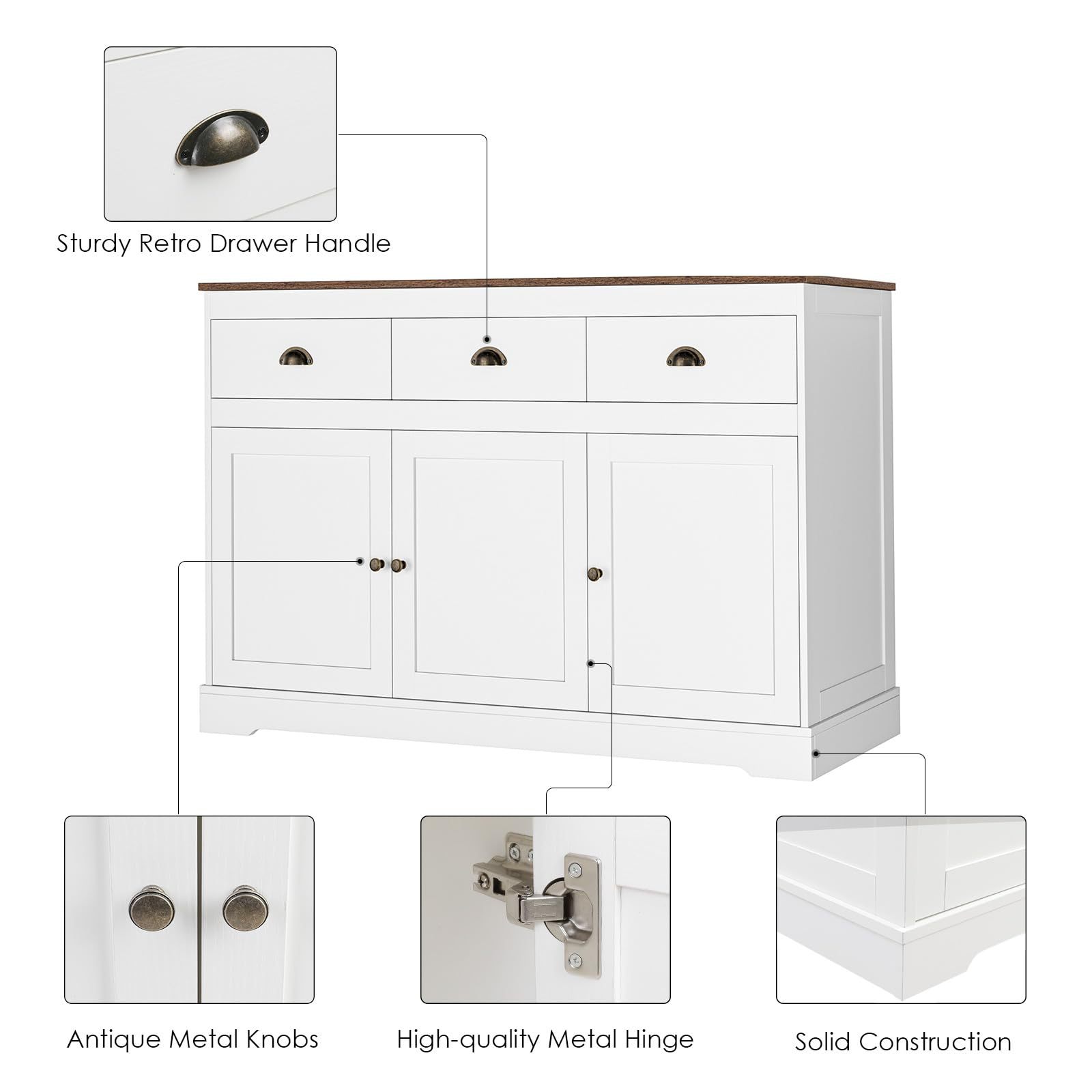 Kitchen Cabinet 3-Drawer