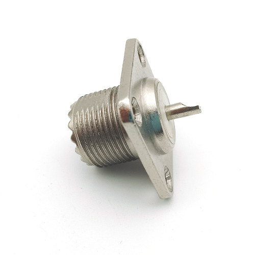 SO-239 UHF Female Flange Panel Mount Coaxial Connector