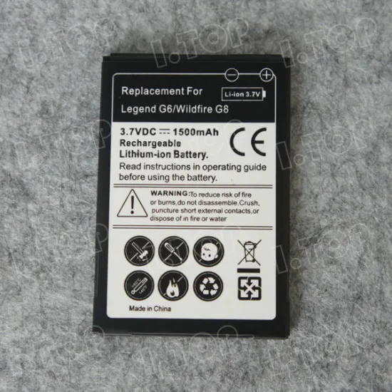 For HTC G6 G8 battery,3.7V 1500mAh, Made in china