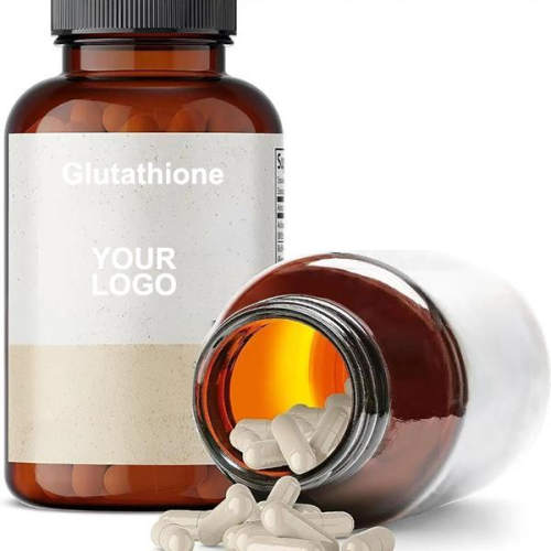 Cápsulas de blanqueamiento de piel sanas eficaces modificadas para requisitos particulares OEM del glutatión del suplemento de la belleza del colágeno