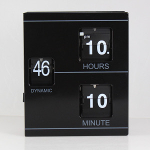 Square Book Flip Desk Clock