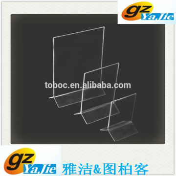 Clear Acrylic Brochure Display Holder,Poster Display Holder,Price Display Holder Menu Display Holder for Wholesale