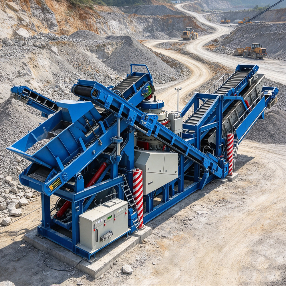 Modular Mobile Cone Crushing Plant