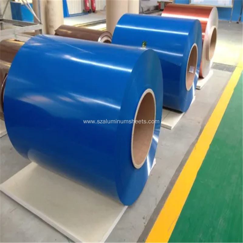 Aluminum Blue Color Coated Sheet coil