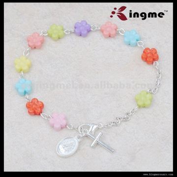 Discount plastic religious bead bracelets