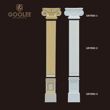 Goolee Wholesale Factory Price Polyurethane Decoration Roman Column