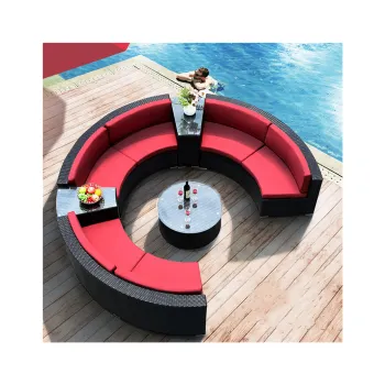 CBMmart: Premium Quality Outdoor Furniture - Modern PE Rattan Garden Sofa Set