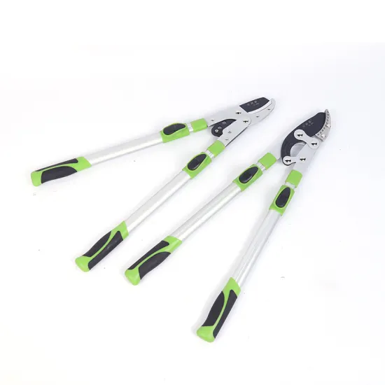 Telescopic Aluminum Tube Handle Garden Lopping Shears with Anvil: Long-Reach Pruning Tool