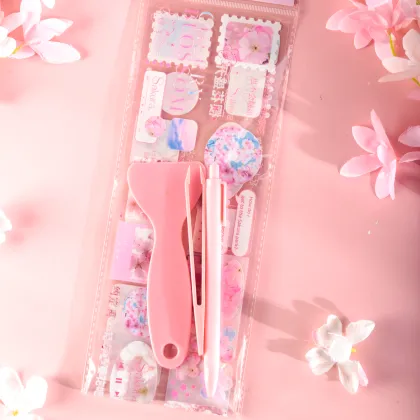 Wholesale Sakura Collection PET Waterproof Washi Tape Set - Joytop 000389