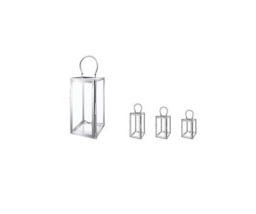 Simple Classical Stainless Steel Candle Lantern