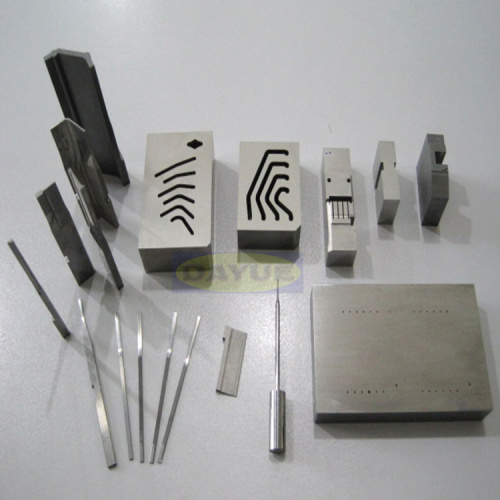 Mold components machining - contour grinding forming punch