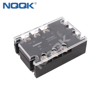 DC أو AC Control 10A-120A LED Zero Cross SSR Three Phase Solid State Relay