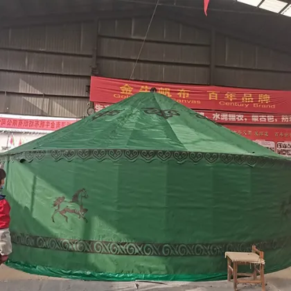 Large luxury outdoor yurt