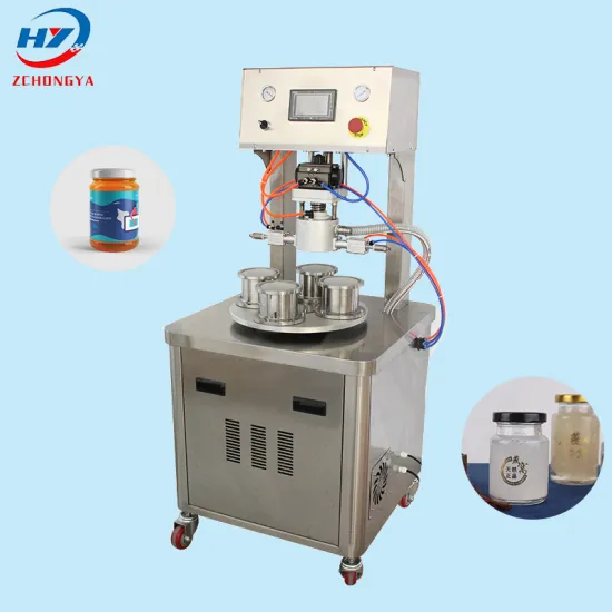 Semi-Automatic Vacuum Capping Machine for Glass Bottles