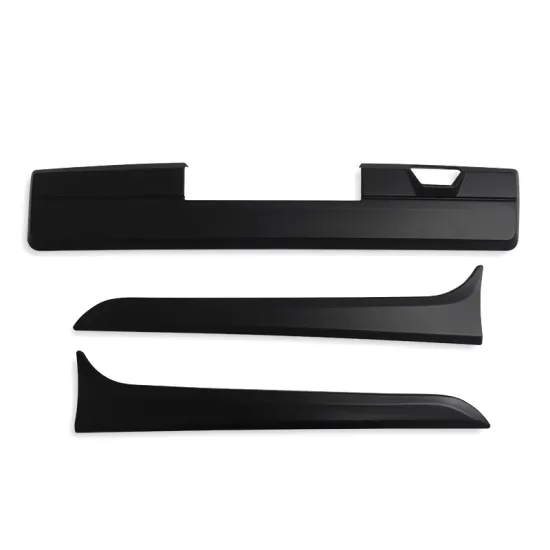 Black Rear Door Tailgate Cover Trim for Mitsubishi Triton L200 2019-2020