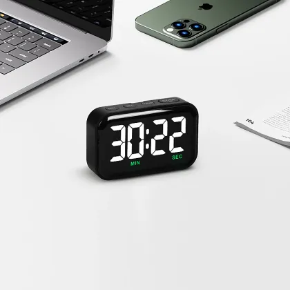 Digital Mini Clocks and Timers: Alarm, Countdown, Digital Kitchen & Shower Timers