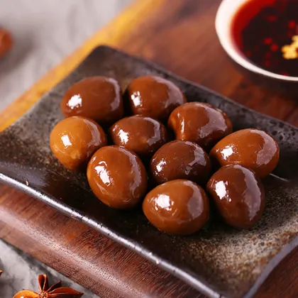 Available stewed quail eggs