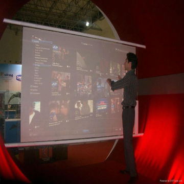Easy Install Transparent 40 inch Interactive touch foil,touch film for window glass shop