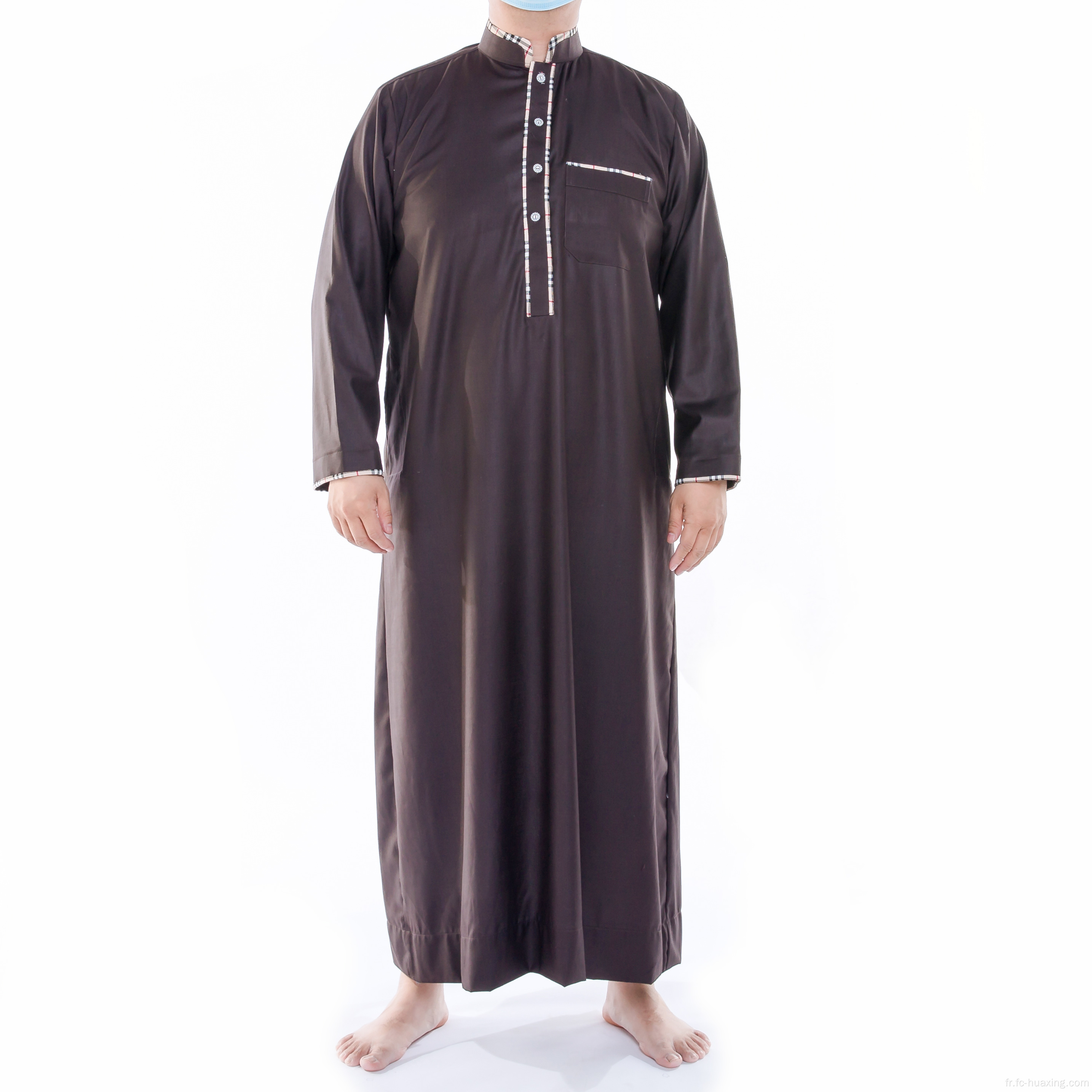 Vêtements hommes thobe arabe musulman thobe