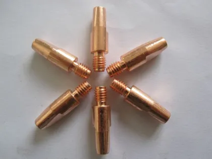 Ceramic welding contact tips