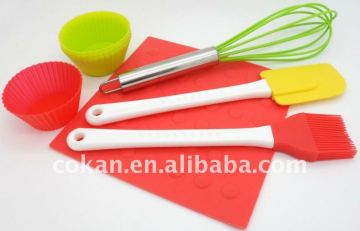 10pcs home make useful silicone kids bakeware set CK-BS027