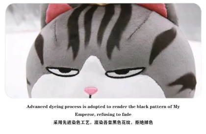 Sleepy proud kitten stuffed animal