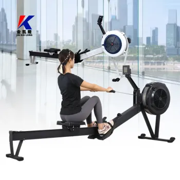 High Quality Commercial Gym Fitness Air Rower Magnetic Foldable Rowing Machine for Sale