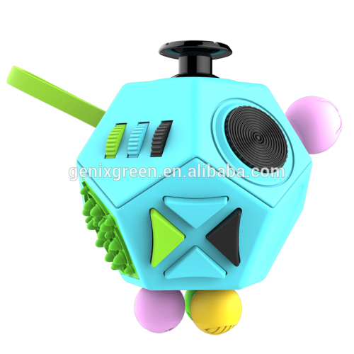 Fidget Cube for Adults Game Play 12 colors for Choose genixgreen hottest item anti stress fidget cube magic cube