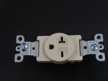 250V 20A American Type Wall Socket Nema 6-20 Single Flush Receptacle